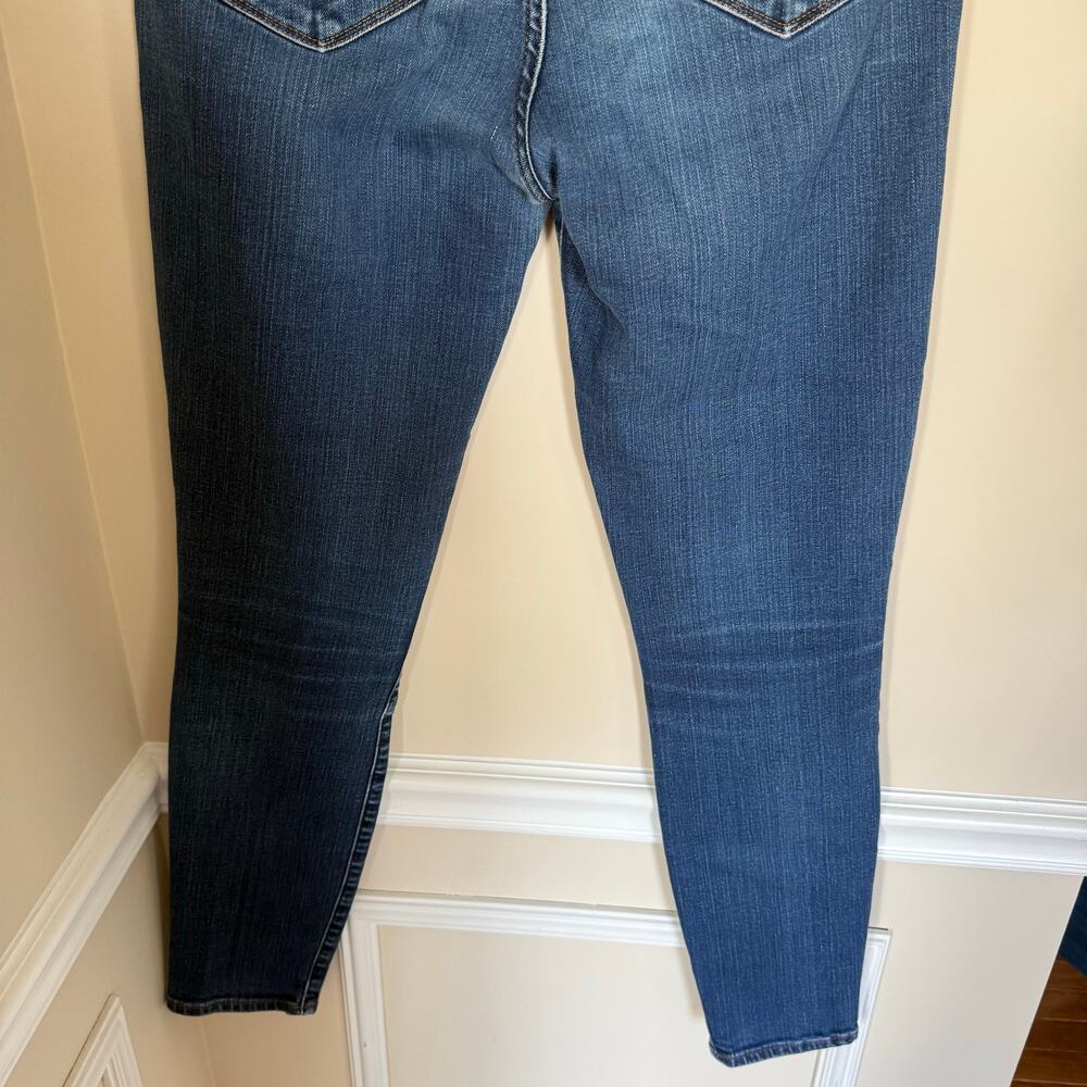 J. Crew Women’s 29T Dark Wash Toothpick High Waist Skinny Jeans Casual - Picture 9 of 12